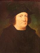 Hans holbein the younger Portrait of an unknown man, supposed effigy of Thomas More. painting